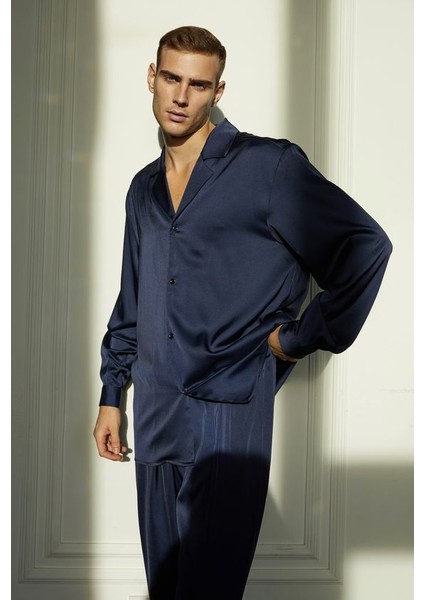 Boby Silk -%100 Ipek Pijama Takımı - Erkek