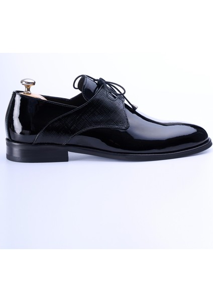 Italyan Stil Iç Dış Naturel Deri Rugan Erkek Ayakkabı Siyah T12944 indirimleri