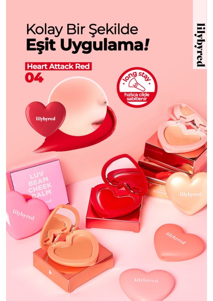 Doğal Görünümlü Krem Allık Luv Beam Cheek Balm