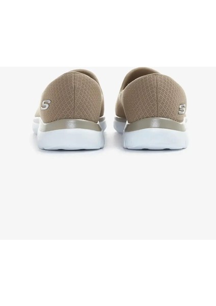 Summits Memory Foam Taban Kadın Bej Günlük Spor Ayakkabı