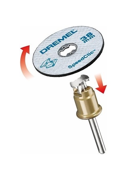 38 Mm Kesme Diski 5 Adet Speedclick