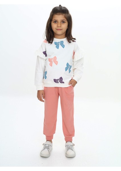 Kız Çocuk Baskılı Eşofman Takım