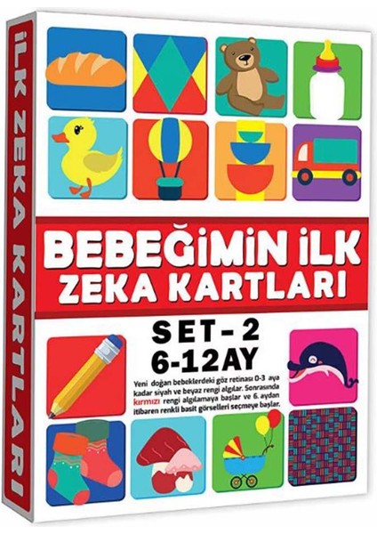 Bebeğimin Ilk Zeka Kartları Set-2 (6-12 Ay)