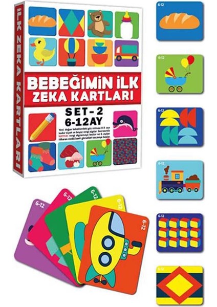 Bebeğimin Ilk Zeka Kartları Set-2 (6-12 Ay)