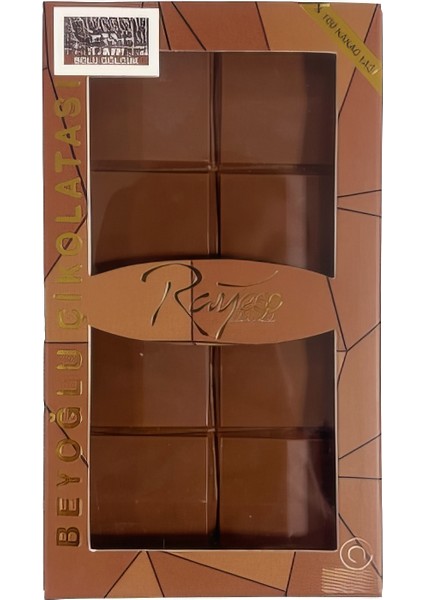 Rayess Fındıklı Sütlü Beyoğlu Pencereli Tablet Çikolata 100 G