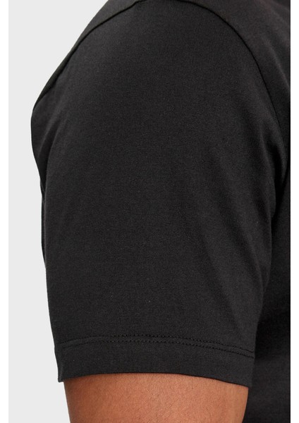 Pamuk Regular Fit Bisiklet Yaka Logolu T Shirt Erkek T Shirt 24411064 011 fırsatları