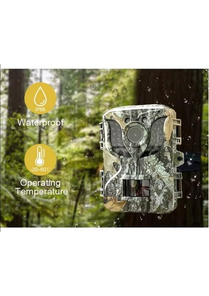 Fotokapan Kamera 16MP Full Hd 1080P Gece Görüşlü 2 Inç LCD Ekran Su Geçirmez Trail Camera fırsatları