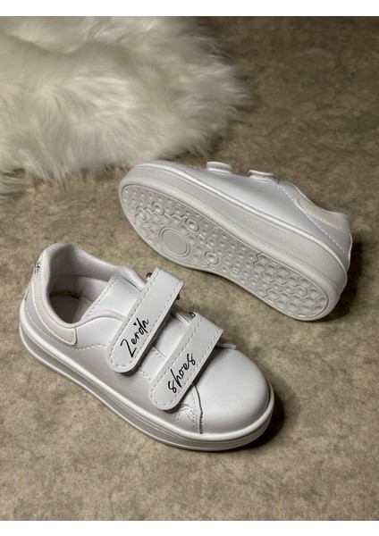 Günlük Erkek Kız Çocuk Sneaker Cırtlı Dikiş Detaylı Kalın Tabanlı Rahat Hafif Spor Ayakkabı 525PF fırsatları