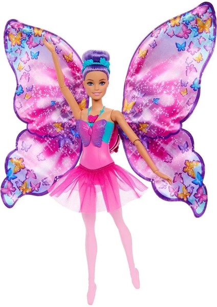 HXJ10 Barbie Kelebek Dansçı Bebek