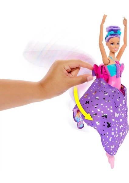 HXJ10 Barbie Kelebek Dansçı Bebek