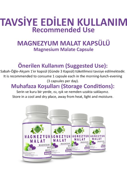 Magnezyum Malat Kapsül (Magnesium Malate Capsule)