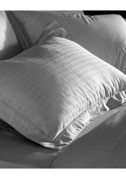 Lune King Size Bambu Saten Nevresim Takımı - Taş