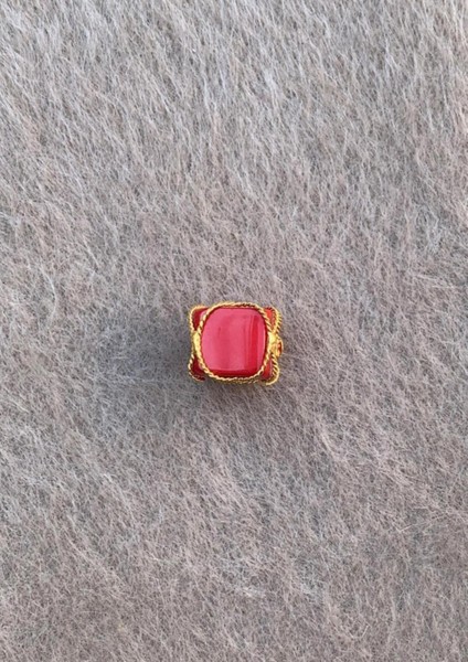Altın Bordo Küçük Boy Telkari Hülyam Boncuk fiyatları