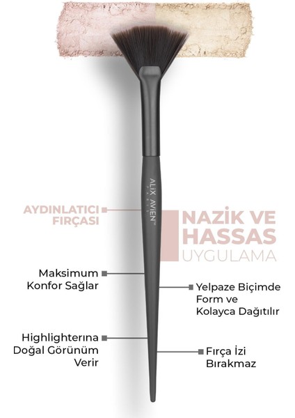 Yelpaze Makyaj Fırçası - Fan Brush