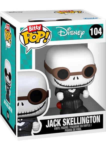 Bitty Pop Rides The Nightmare Before Christmas - Jack Skellington With Snowmobile