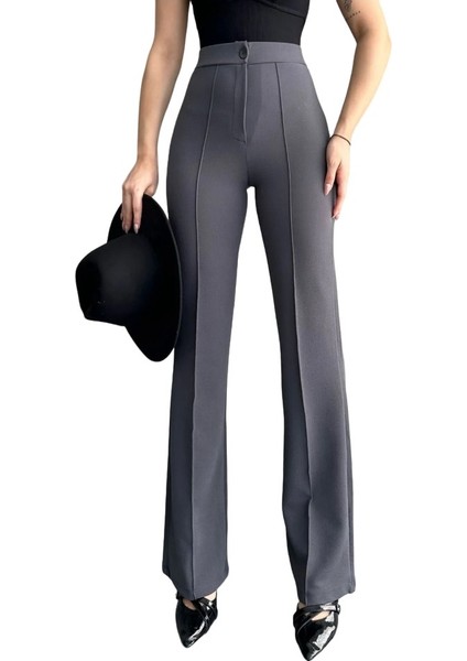 Kadınyüksek Bel Nervür Dikişli Toplarlayıcı Pantolon fiyatları