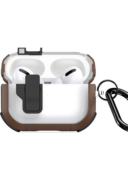 Apple Airpods Pro Pc+Tpu Kasa Kilidi Tasarımı Kulaklık Kapağı (Yurt Dışından)