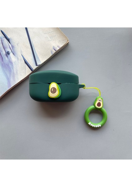 Beats Solo Buds Kablosuz Bluetooth Kulaklık Karikatür Meyve Döngü Askılı Silikon Kılıf (Yurt Dışından)
