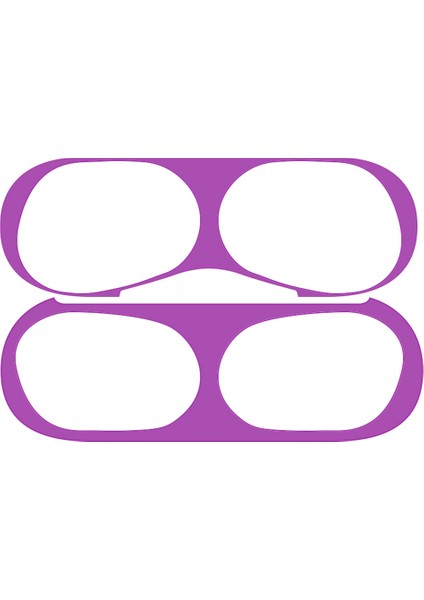 Airpods Pro (Gen 2) (Usb-C) / Pro 2 Kulaklık Şarj Kutusu Metal Etiket Toz Önleyici Koruyucu Çıkartmalar (Yurt Dışından)