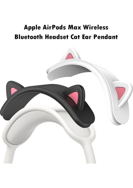 Airpods Max Kulaklık Kafa Kiriş Silikon Kapak Kedi Kulak Tasarımı Koruyucu Kılıf (Yurt Dışından) indirimleri