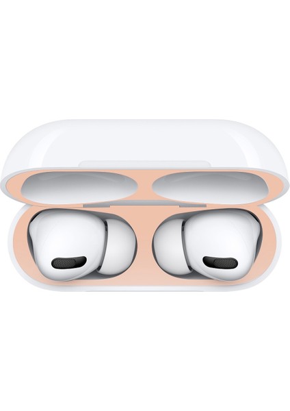 Airpods Pro (Gen 2) (Usb-C) / Pro 2 Kulaklık Şarj Kutusu Metal Etiket Toz Önleyici Koruyucu Çıkartmalar (Yurt Dışından) modelleri