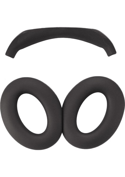 Bose QC45 / QC35 / QC25 / QC15 / Ae2 1 Çift Silikon Kulaklık Kulak Yastıkları Kapaklar + 1 Kafa Işın Kapağı (Yurt Dışından)