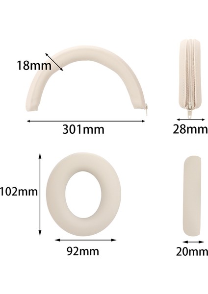 Anker Soundcore Space One 1 Çift Kulaklık Kulaklık Kılıfı Kılıf Kol + 1 Kafa Işın Kapağı (Yurt Dışından) indirimleri