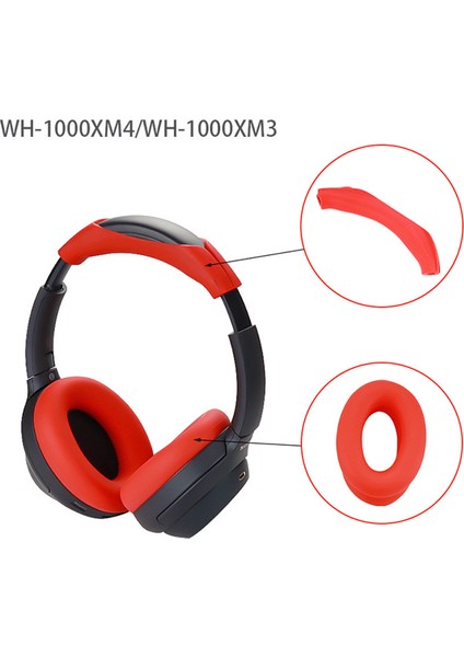 Sony WH-1000XM4 / 1000XM3 Kulaklık Başlığı Kol Kapağı ile 1 Çift Kulaklık Kulaklık Kılıfı Koruyucu (Yurt Dışından) fiyatları