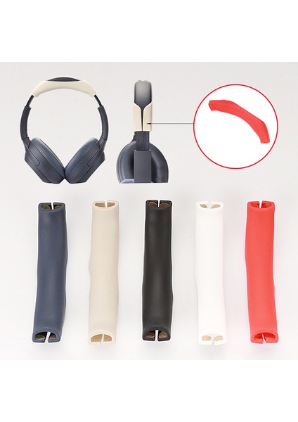 Sony WH-1000XM4 / 1000XM3 Kulaklık Başlığı Kol Kapağı ile 1 Çift Kulaklık Kulaklık Kılıfı Koruyucu (Yurt Dışından) fırsatları