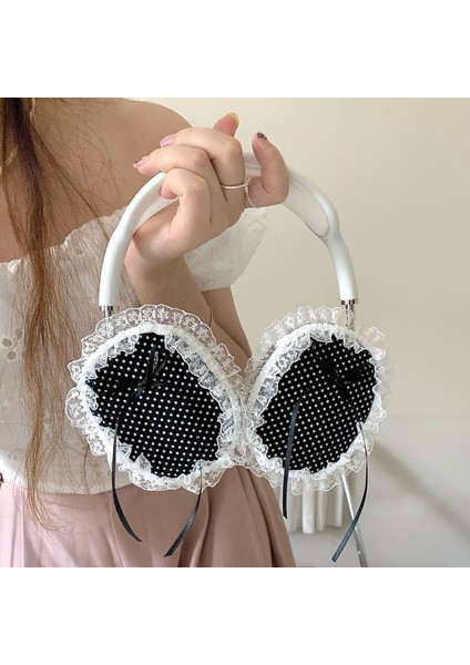 Airpods Max 1 Çift Koruyucu Kılıf Kumaş + Tpu Kulaklık Kolu Ilmek Tasarımı (Yurt Dışından)