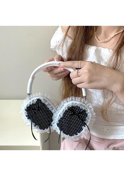 Airpods Max 1 Çift Koruyucu Kılıf Kumaş + Tpu Kulaklık Kolu Ilmek Tasarımı (Yurt Dışından)