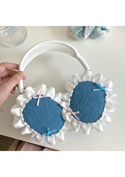 Airpods Max 1 Çift Koruyucu Kılıf Kumaş + Tpu Kulaklık Kolu Ilmek Tasarımı (Yurt Dışından)