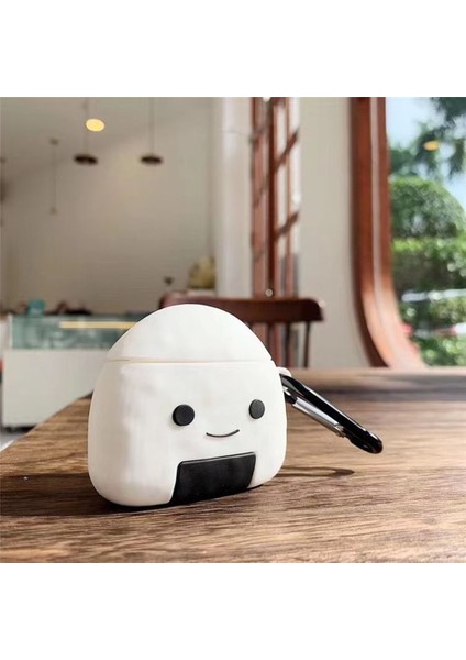Apple Airpods Kablosuz Şarj Kutulu (2019) / Airpods ve Şarj Kutulu (2019) / (2016) Çanta Karabinalı Pirinç Topu Silikon Kapak (Yurt Dışından) fiyatları
