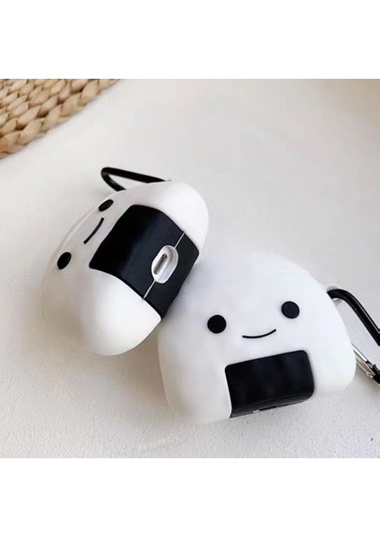 Apple Airpods Kablosuz Şarj Kutulu (2019) / Airpods ve Şarj Kutulu (2019) / (2016) Çanta Karabinalı Pirinç Topu Silikon Kapak (Yurt Dışından) fırsatları