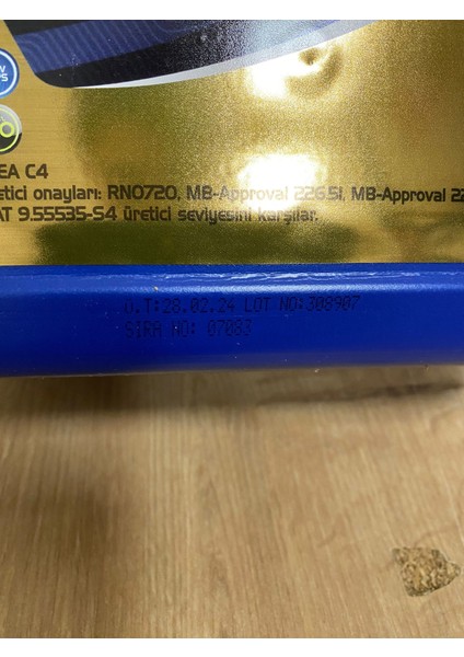 Elf Dpf Uyumlu 5W-30 5litre Motor Yağı (2024 Üretim)