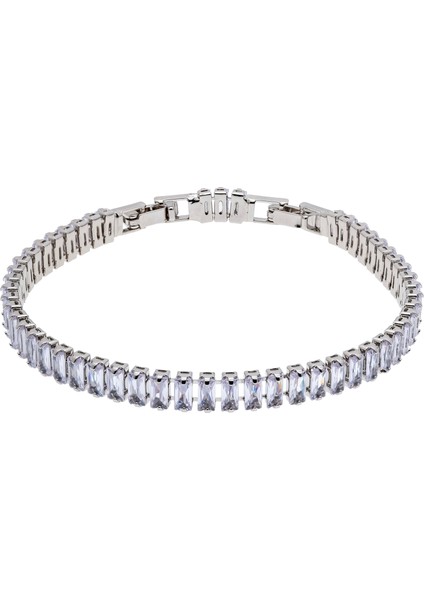 Parlak Zirconia Çelik Bileklik Şıklığın Tamamlayıcısı
