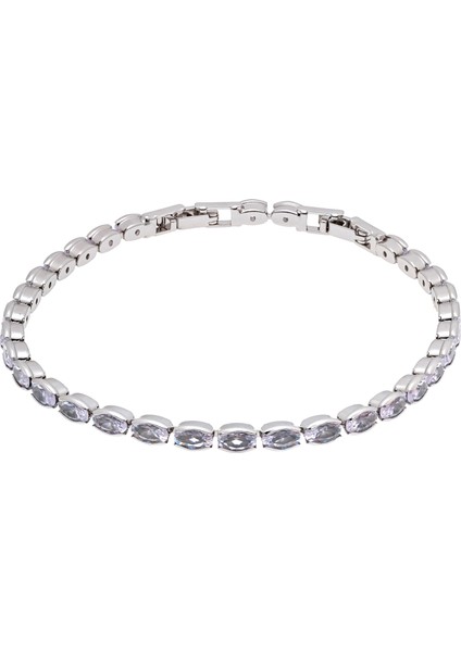 Zirconia Taşlı Çelik Bileklik Modern ve Şık Aksesuar