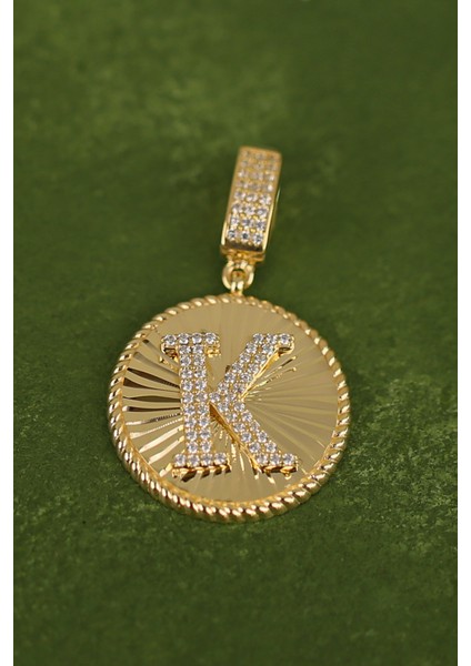 K Harf Altın Kolye Ucu CGKKLY181