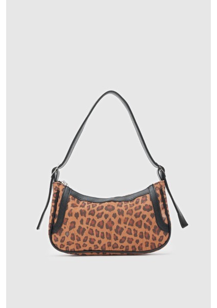 Fizy Leopar Desen Baget Çanta