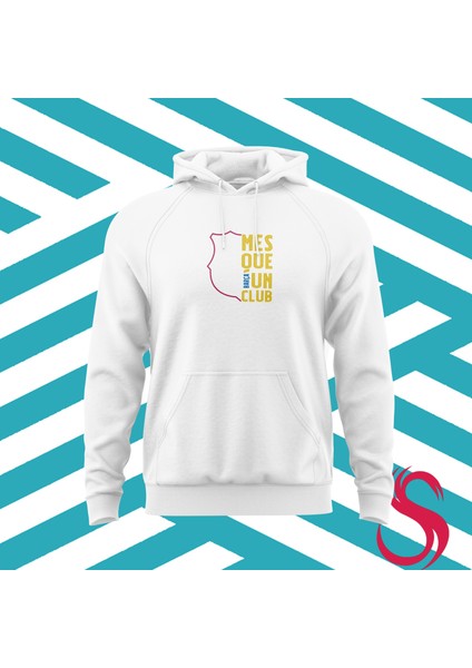 Sweatshirt Mes Que Arma Hoodie Beyaz