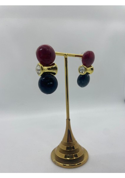 Burgundy Küpe