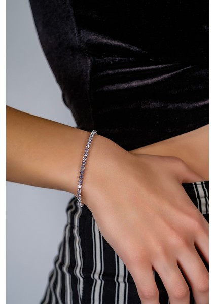 Minimalist Zirconia Taşlı Çelik Bileklik Şıklık ve Zarafet modelleri