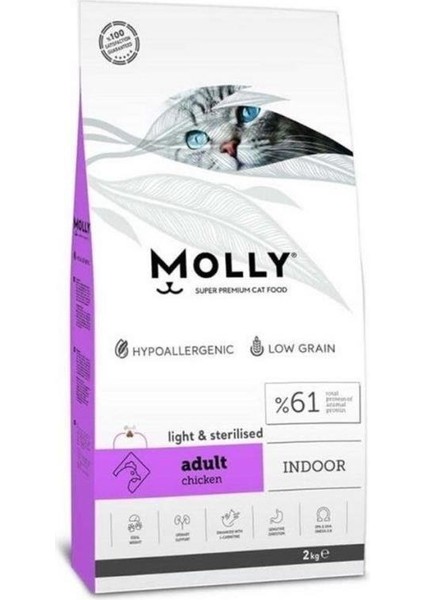 Kısırlaştırılmış Kedi Maması Sterilised Tavuklu 2 kg