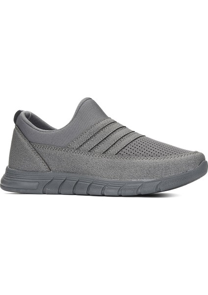 Günlük Kadın Erkek Sneaker Spor Ayakkabı Bağcıksız Fileli Nefes Alabilen Hafif Desenli Taban 858