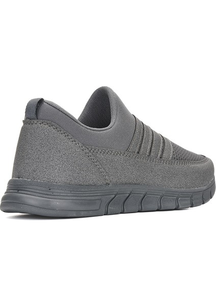 Günlük Kadın Erkek Sneaker Spor Ayakkabı Bağcıksız Fileli Nefes Alabilen Hafif Desenli Taban 858