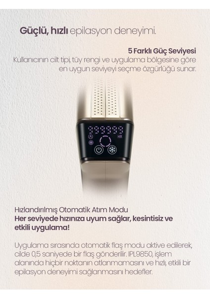 IPL9850 Purecare 3.000.000 Atımlı Buz Lazer Epilasyon Cihazı indirimleri