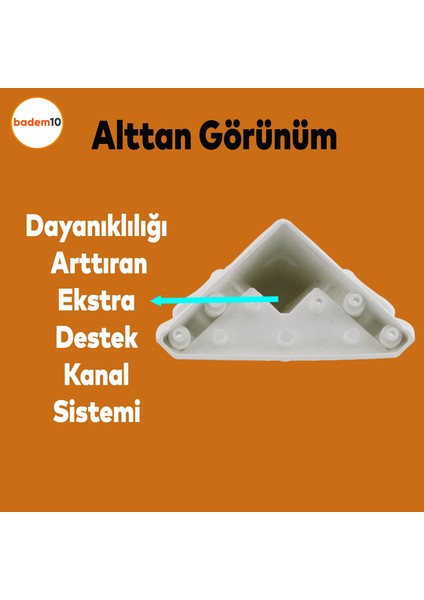 10 Adet Kuğu 11 cm Mobilya Ayak Kanepe Koltuk Masa Sehpa Ayağı Baza Ayakları Beyaz 10 Adet