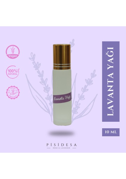 Lavanta Yağı - Yoğun Formül, Gerçek ve Orijinal %100 Doğal Isparta Lavanta Yağı – Aroma Terapi, Masaj Yağı,silindir Başlık