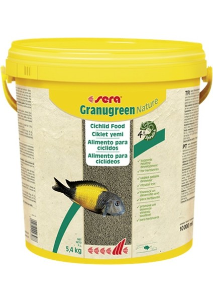 Granugreen Nature Balık Yemi Sera Balık Yemi