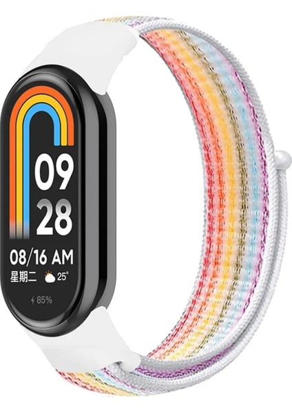 Xiaomi Mi Band 8 Uyumlu Hasırlı Kordon Kumaş Spor Cırt Cırt fiyatları